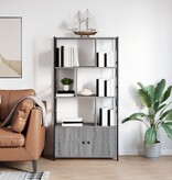 VidaXL Boekenkast Grijs sonoma 80 x 30 x 155,5 cm Bewerkt hout