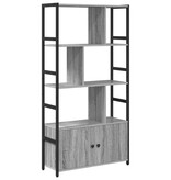 VidaXL Boekenkast Grijs sonoma 80 x 30 x 155,5 cm Bewerkt hout