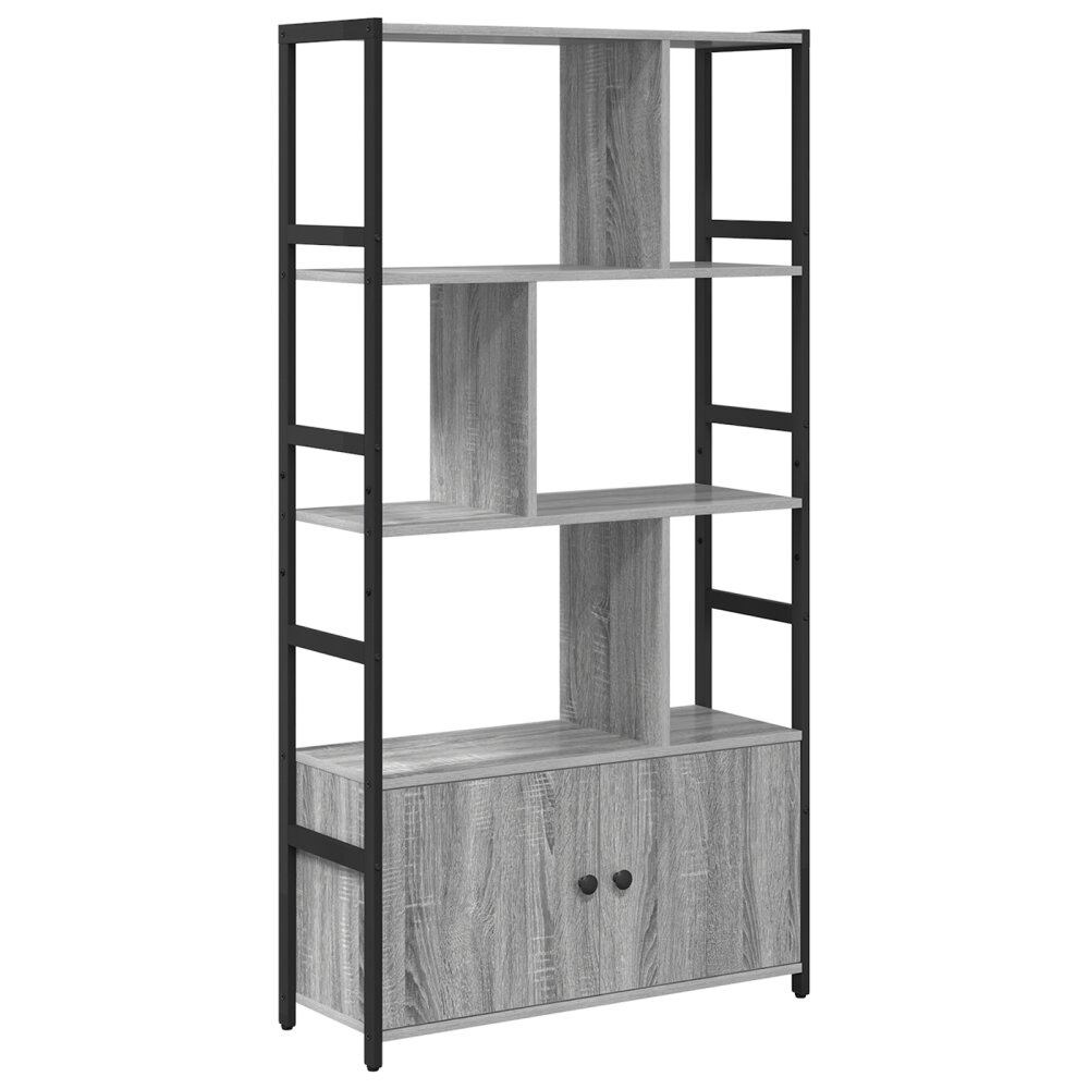 VidaXL Boekenkast Grijs sonoma 80 x 30 x 155,5 cm Bewerkt hout