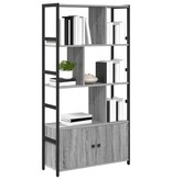 VidaXL Boekenkast Grijs sonoma 80 x 30 x 155,5 cm Bewerkt hout