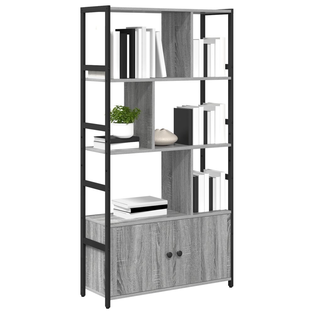 VidaXL Boekenkast Grijs sonoma 80 x 30 x 155,5 cm Bewerkt hout