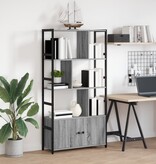 VidaXL Boekenkast Grijs sonoma 80 x 30 x 155,5 cm Bewerkt hout