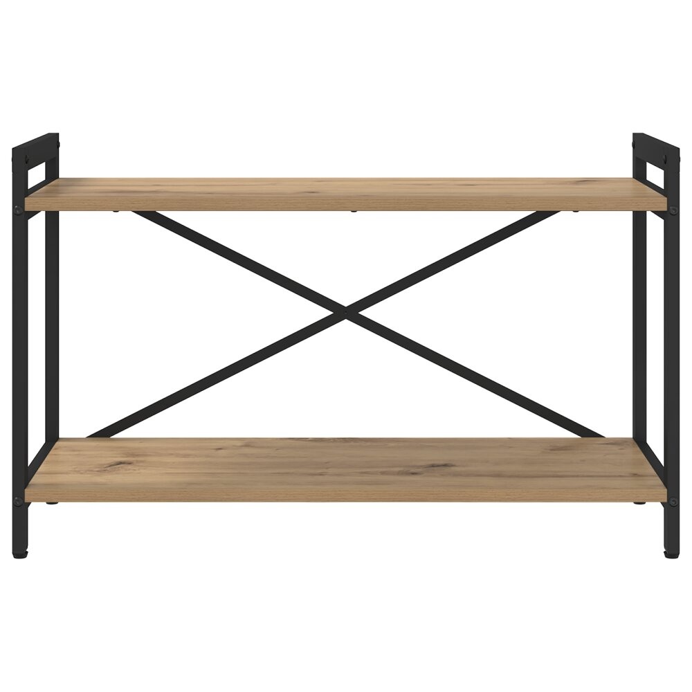 VidaXL Boekenkast artisanaal eikenkleurig 80 x 30 x 48.5 cm