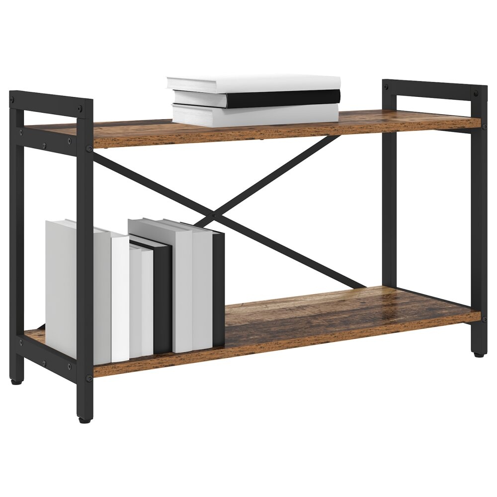 VidaXL Boekenkast Oud hout 80 x 30 x 48.5 cm Bewerkt hout