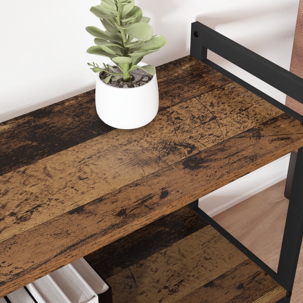 VidaXL Boekenkast Oud hout 80 x 30 x 48.5 cm Bewerkt hout