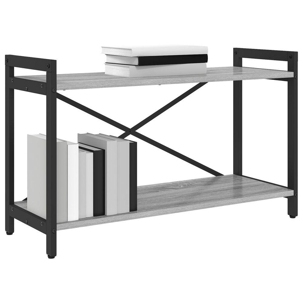 VidaXL Boekenkast Grijs sonoma 80 x 30 x 48.5 cm Bewerkt hout