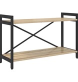 VidaXL Boekenkast Sonoma eiken 80 x 30 x 48.5 cm Bewerkt hout