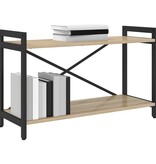 VidaXL Boekenkast Sonoma eiken 80 x 30 x 48.5 cm Bewerkt hout
