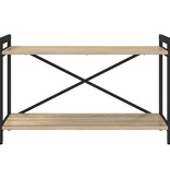 VidaXL Boekenkast Sonoma eiken 80 x 30 x 48.5 cm Bewerkt hout