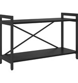 VidaXL Boekenkast Zwart eiken 80 x 30 x 48.5 cm Bewerkt hout