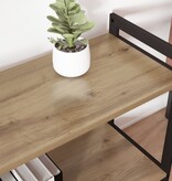 VidaXL Boekenkast artisanaal eikenkleurig 80 x 30 x 83 cm Bewerkt hout