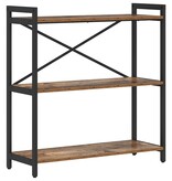 VidaXL Boekenkast Oud hout 80 x 30 x 83 cm Bewerkt hout