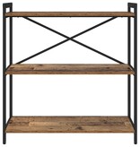 VidaXL Boekenkast Oud hout 80 x 30 x 83 cm Bewerkt hout