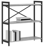 VidaXL Boekenkast Grijs sonoma 80 x 30 x 83 cm Bewerkt hout