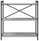 VidaXL Boekenkast Grijs sonoma 80 x 30 x 83 cm Bewerkt hout