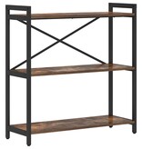 VidaXL Boekenkast Gerookt eiken 80 x 30 x 83 cm Spaanplaat