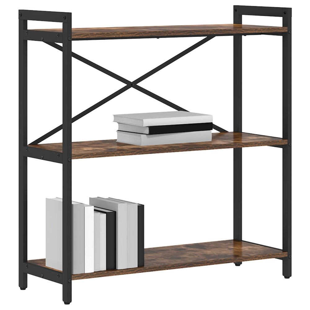 VidaXL Boekenkast Gerookt eiken 80 x 30 x 83 cm Spaanplaat