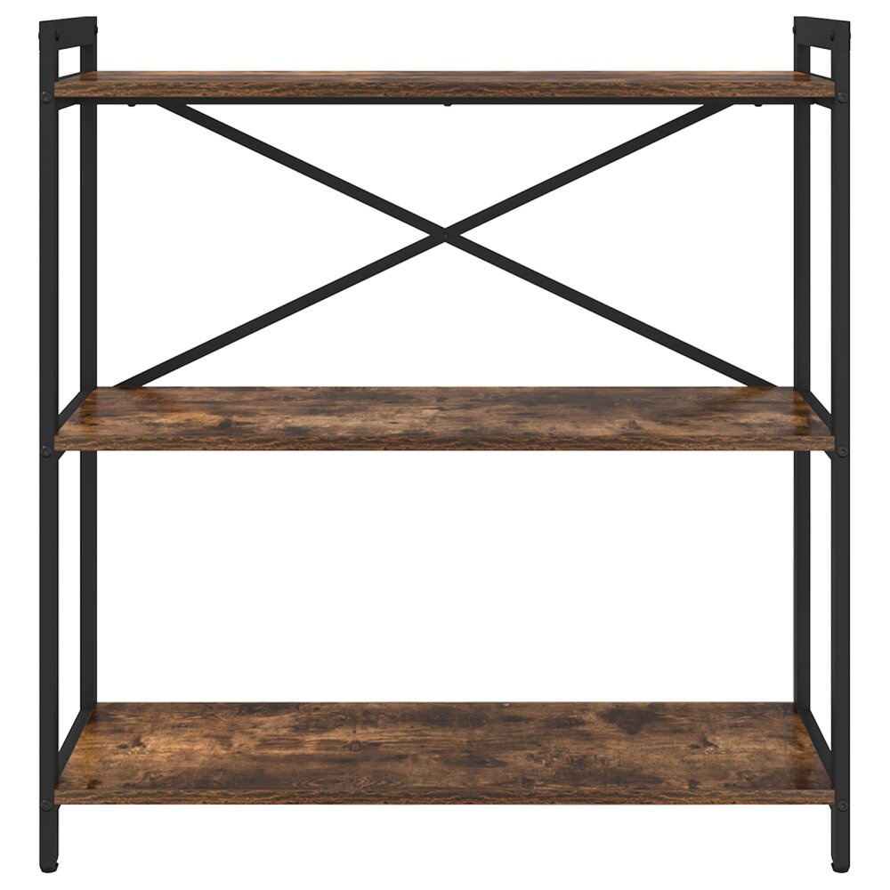 VidaXL Boekenkast Gerookt eiken 80 x 30 x 83 cm Spaanplaat