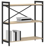 VidaXL Boekenkast Sonoma eiken 80 x 30 x 83 cm Spaanplaat