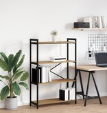 VidaXL Boekenkast artisanaal eikenkleurig 80 x 30 x 118 cm