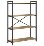 VidaXL Boekenkast artisanaal eikenkleurig 80 x 30 x 118 cm