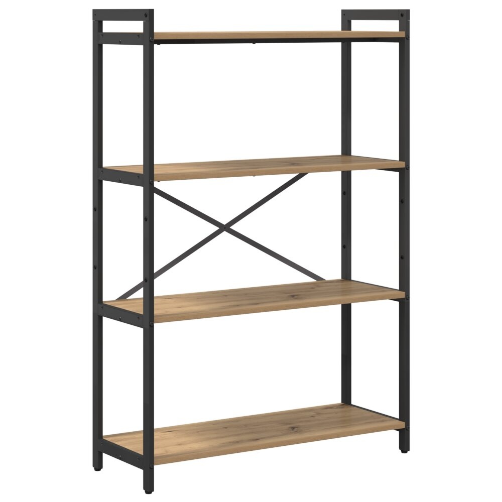 VidaXL Boekenkast artisanaal eikenkleurig 80 x 30 x 118 cm