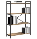 VidaXL Boekenkast artisanaal eikenkleurig 80 x 30 x 118 cm