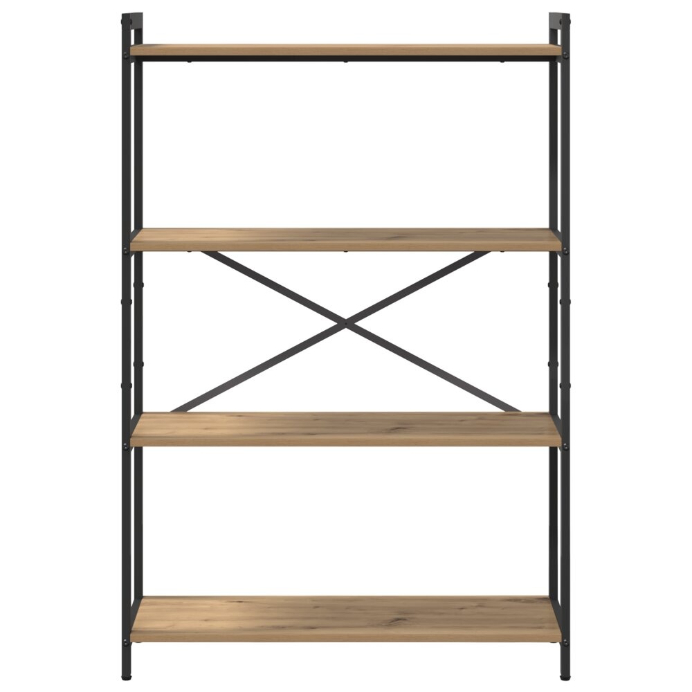 VidaXL Boekenkast artisanaal eikenkleurig 80 x 30 x 118 cm