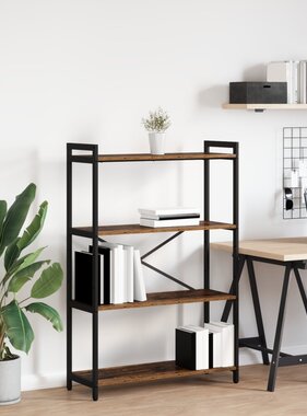 VidaXL Boekenkast Oud hout 80 x 30 x 118 cm Spaanplaat