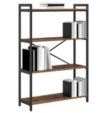 VidaXL Boekenkast Oud hout 80 x 30 x 118 cm Spaanplaat