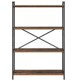 VidaXL Boekenkast Oud hout 80 x 30 x 118 cm Spaanplaat