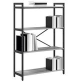 VidaXL Boekenkast Grijs sonoma 80 x 30 x 118 cm Bewerkt hout