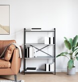 VidaXL Boekenkast Grijs sonoma 80 x 30 x 118 cm Bewerkt hout