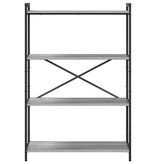 VidaXL Boekenkast Grijs sonoma 80 x 30 x 118 cm Bewerkt hout