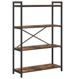 VidaXL Boekenkast Gerookt eiken 80 x 30 x 118 cm Hout