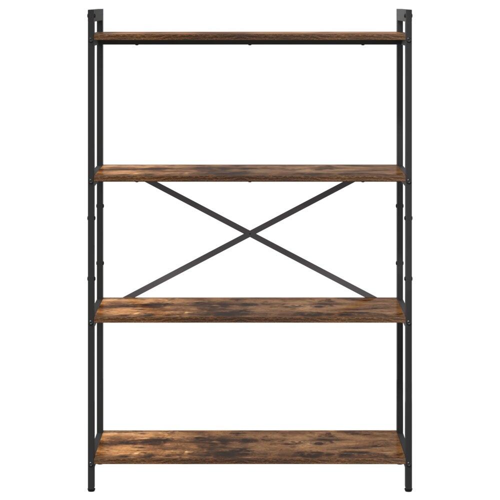 VidaXL Boekenkast Gerookt eiken 80 x 30 x 118 cm Hout