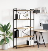 VidaXL Boekenkast artisanaal eikenkleurig 80 x 30 x 153 cm