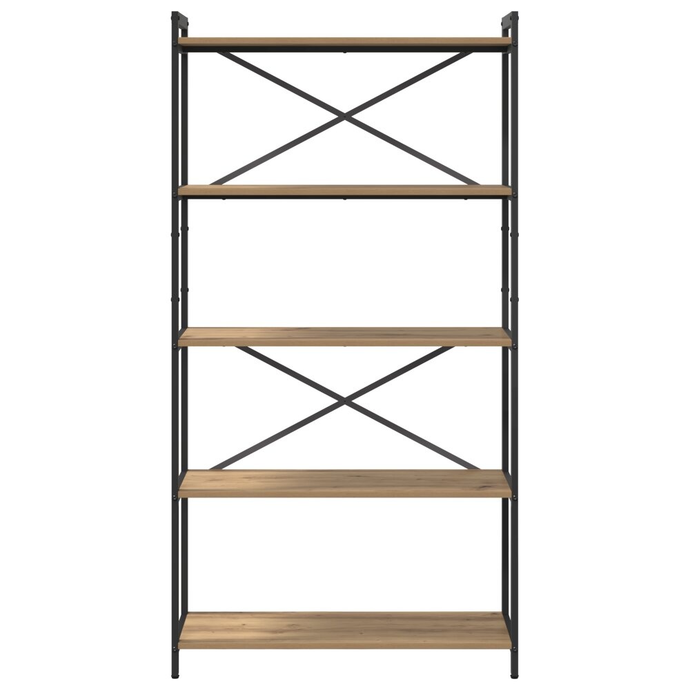 VidaXL Boekenkast artisanaal eikenkleurig 80 x 30 x 153 cm