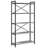 VidaXL Boekenkast Grijs sonoma 80 x 30 x 153 cm Bewerkt hout