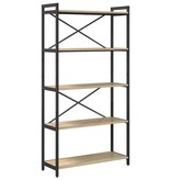 VidaXL Boekenkast Sonoma eiken 80 x 30 x 153 cm Bewerkt hout