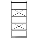 VidaXL Boekenkast Grijs sonoma 80 x 30 x 188 cm Bewerkt hout