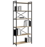 VidaXL Boekenkast Sonoma eiken 80 x 30 x 188 cm Bewerkt hout