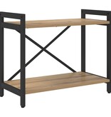 VidaXL Boekenkast artisanaal eikenkleurig 60 x 30 x 48.5 cm