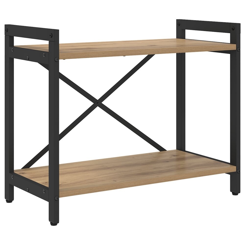 VidaXL Boekenkast artisanaal eikenkleurig 60 x 30 x 48.5 cm