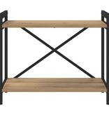 VidaXL Boekenkast artisanaal eikenkleurig 60 x 30 x 48.5 cm