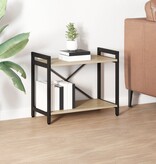 VidaXL Boekenkast Sonoma eiken 60 x 30 x 48.5 cm Bewerkt hout
