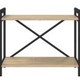 VidaXL Boekenkast Sonoma eiken 60 x 30 x 48.5 cm Bewerkt hout