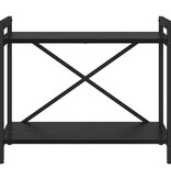 VidaXL Boekenkast Zwart eiken 60 x 30 x 48.5 cm Bewerkt hout