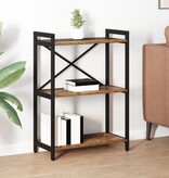 VidaXL Boekenkast Oud hout 60 x 30 x 83 cm Bewerkt hout