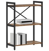 VidaXL Boekenkast Oud hout 60 x 30 x 83 cm Bewerkt hout